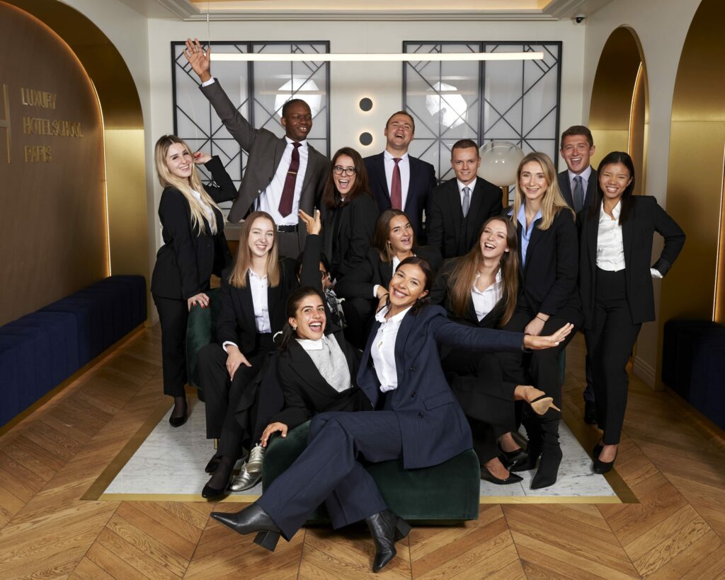 Photo des étudiants de première année en MBA - Luxury Hotelschool
